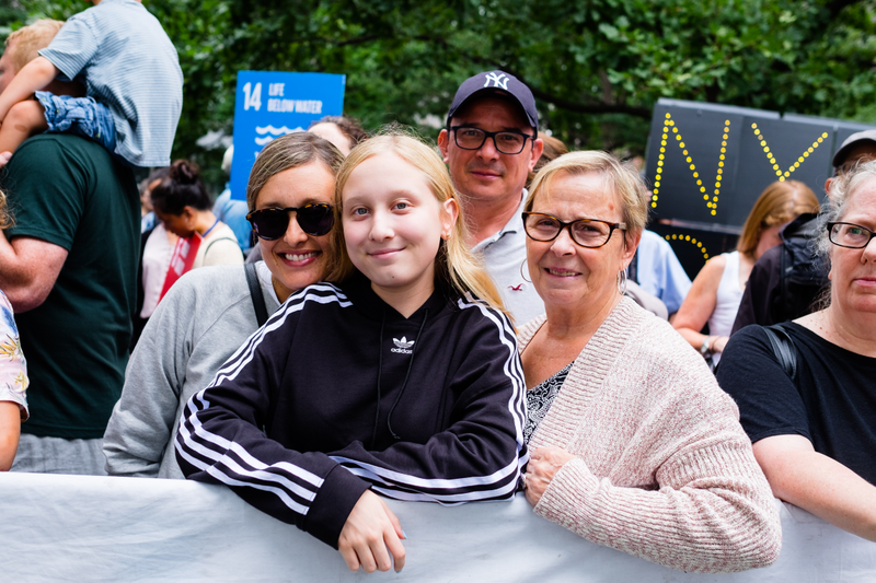 Tatiana (left), Ana (center), and Ana’s dad and grandmother.